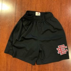 Eric Emmanuel Shorts 
Size: Medium
Color: Black/red